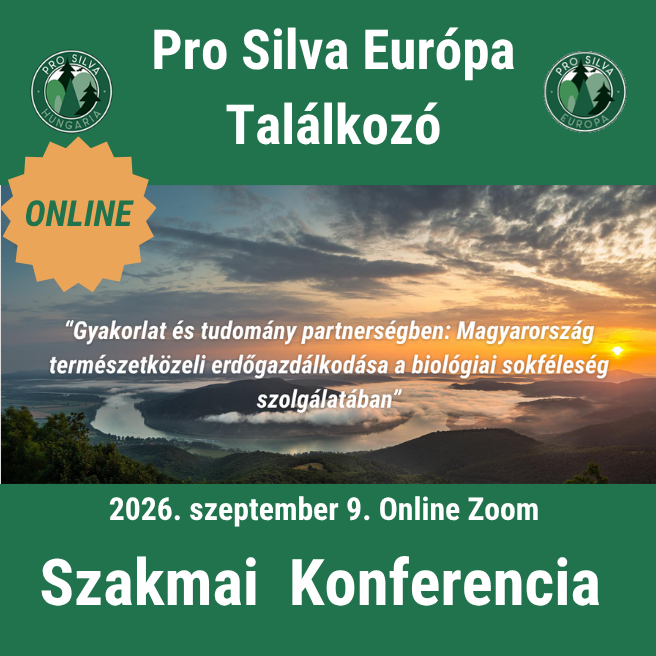 Pro Silva Konferencia részvétel ONLINE