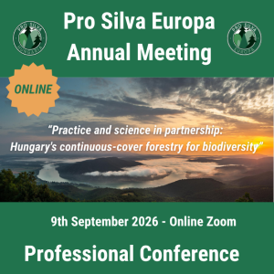 Pro Silva Conference 2026 – Online Participation